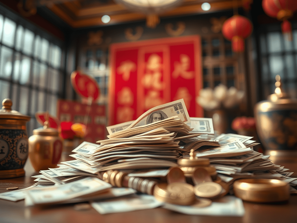 How to write 现金 (xiànjīn) –&nbsp;cash