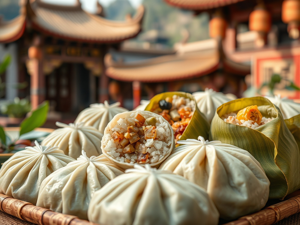 How to write 粽子 (zòngzi) -“sticky rice dumpling” or “rice&nbsp;dumpling”